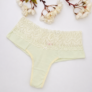 Colaless con Encaje de Algodón para Mujer – Aleteo